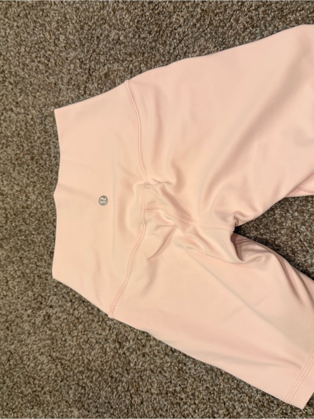lululemon athletica High-Rise Biker Shorts - Pale Pink - Picture 2 of 3